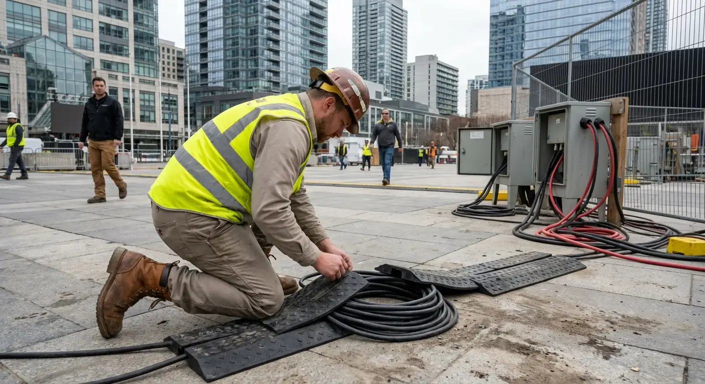 Event Power Rental Logistics in Downtown Novi