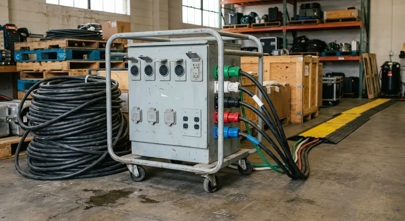 Commercial power distribution equipment ready for deployment in Novi, MI