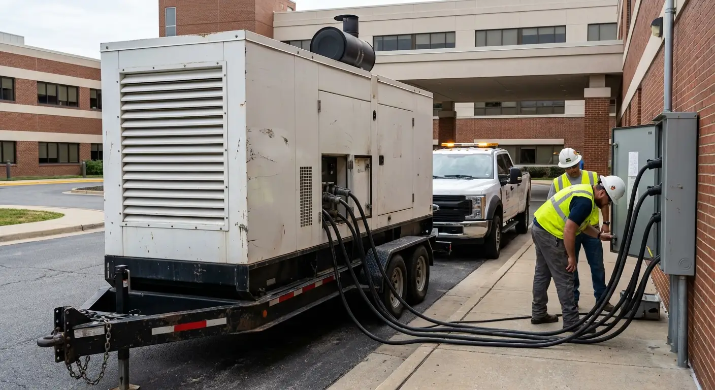 Commercial generator ensuring power reliability in the Novi