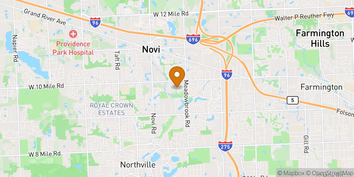  neighborhood map in Novi, MI