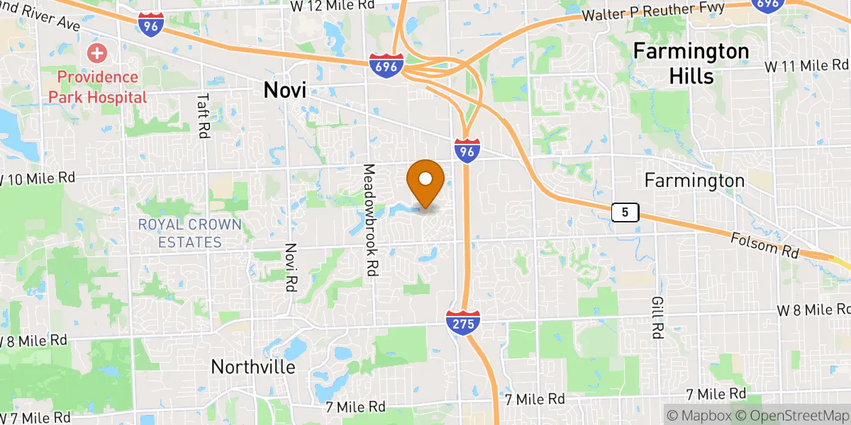  neighborhood map in Novi, MI