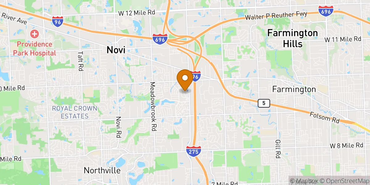  neighborhood map in Novi, MI