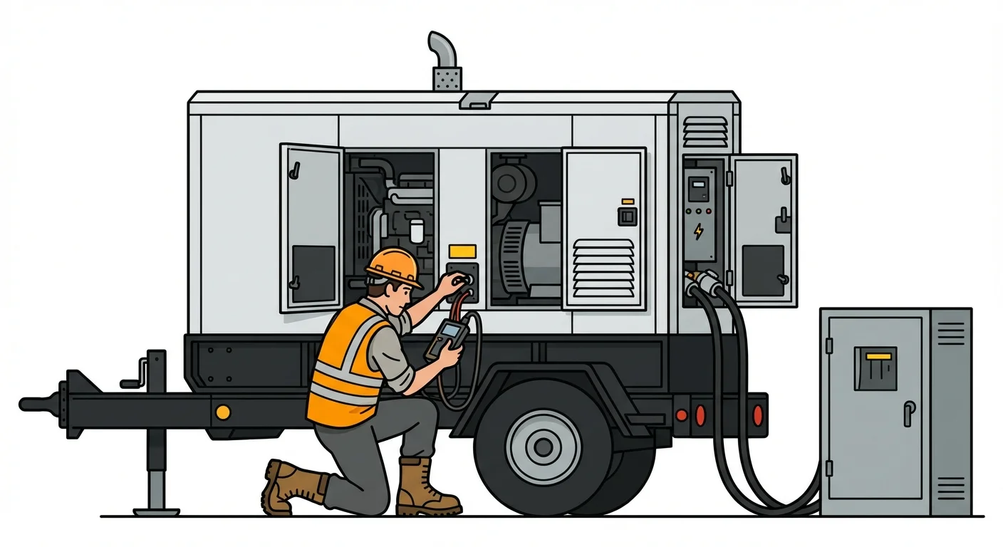 Infographic showing common sources of generator downtime in Novi, MI